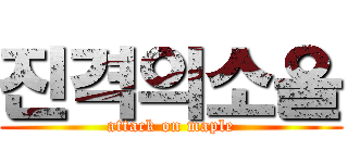 진격의소울 (attack on maple)