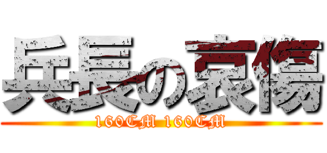 兵長の哀傷 (160CM 160CM)