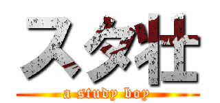 スタ壮 (a study boy)