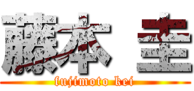藤本 圭 (fujimoto kei)