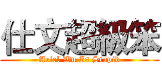 仕文超級笨 (Ariel Wu Is Stupid)