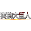 実物大巨人 ()