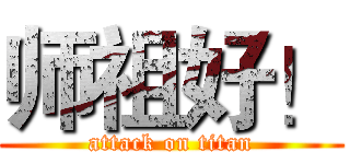 师祖好！ (attack on titan)