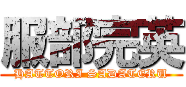 服部完英 (HATTORI SADATERU)