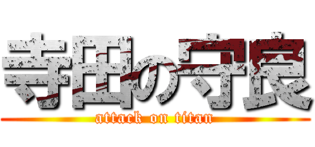 寺田の守良 (attack on titan)