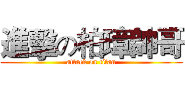 進擊の柏璋帥哥 (attack on titan)