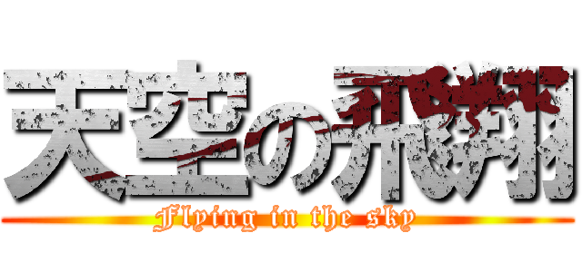 天空の飛翔 (Flying in the sky)