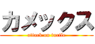 カメックス (attack on turtle)