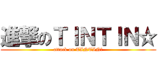 進撃のＴＩＮＴＩＮ☆ (attack on TINTIN☆)