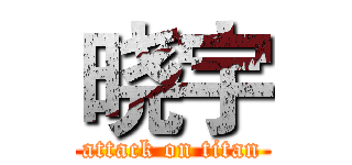 晓宇 (attack on titan)