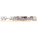 リリース作業品質の向上 (quality improvement)