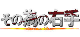 その為の右手 (attack on titan)