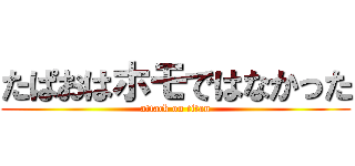 たぱおはホモではなかった (attack on titan)
