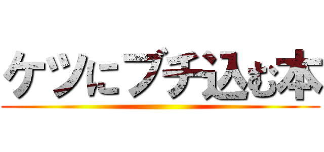 ケツにブチ込む本 ()