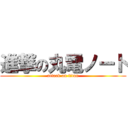 進撃の丸電ノート (attack on titan)