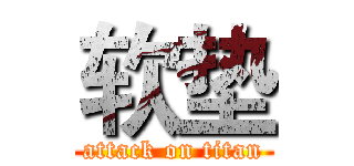 软垫 (attack on titan)