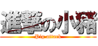 進撃の小豬 (Pig attack)