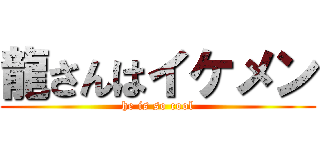 龍さんはイケメン (he is so cool)