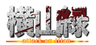 横山緑 (attack on titan)