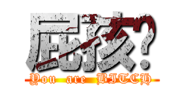 屁孩婕 (You  are  BITCH)
