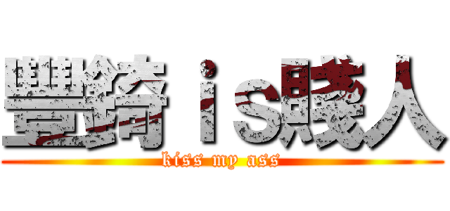 豐錡ｉｓ賤人 (kiss my ass)