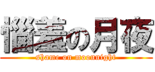 惱羞の月夜 (shame on moonnight)
