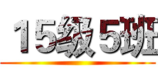 １５级５班 ()