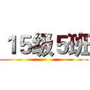 １５级５班 ()