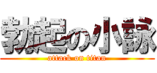 勃起の小詠 (attack on titan)