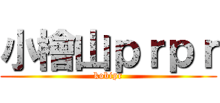 小檜山ｐｒｐｒ (kobipr)