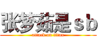 张梦茹是ｓｂ (attack on titan)