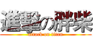 進擊の胖柴 (attack on titan)