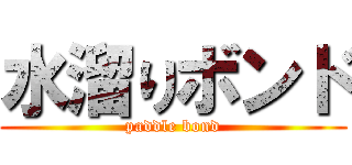 水溜りボンド (paddle bond)