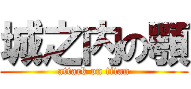 城之内の顎 (attack on titan)