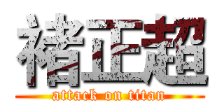 褚正超 (attack on titan)