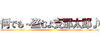 何でも～盗むよ支那太郎♪ ()