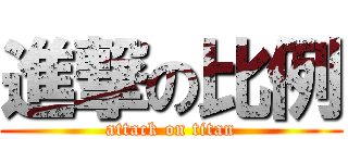 進撃の比例 (attack on titan)