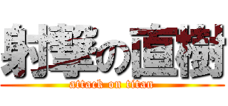 射撃の直樹 (attack on titan)