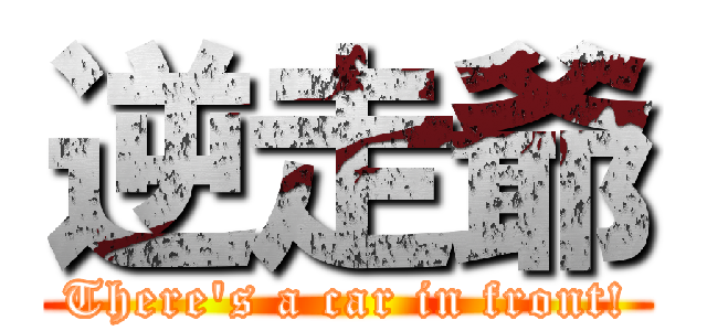 逆走爺 (There's a car in front!)