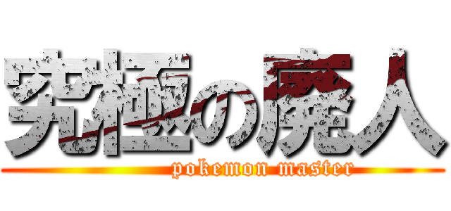 究極の廃人 (          pokemon master)