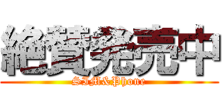 絶賛発売中 (SIM&Phone)