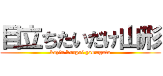 目立ちたいだけ山形 (kozin kanpai yamagata)