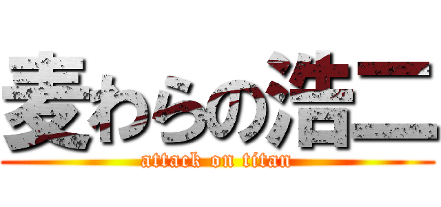 麦わらの浩二 (attack on titan)