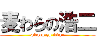 麦わらの浩二 (attack on titan)