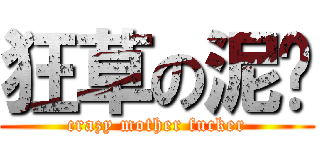 狂草の泥马 (crazy mother fucker)