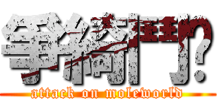 爭綺鬥焰 (attack on moleworld)