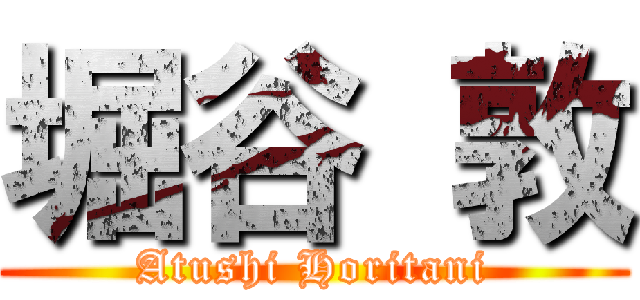 堀谷 敦 (Atushi Horitani)