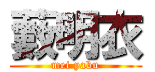 藪明衣 (mei yabu)