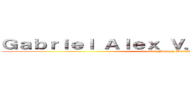 Ｇａｂｒｉｅｌ Ａｌｅｘ Ｖ． Ｂａｔｅｒｉｓｎａ (5 - St. Joseph Parish)
