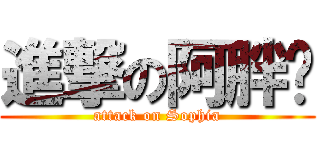 進撃の阿胖瑄 (attack on Sophia)